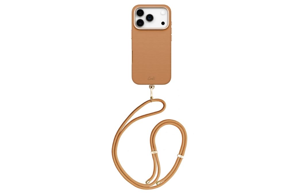 Ốp lưng MagSafe iPhone 17 Pro Max PU ALU UNIQ MIRELLE Màu Nâu