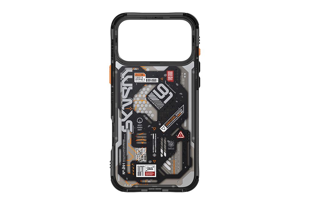 Ốp lưng MagSafe iPhone 17 Pro PC TPU SKINARMA SPECTRA Màu Đen