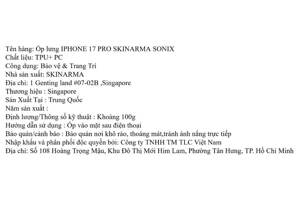 Ốp lưng MagSafe iPhone 17 Pro PC TPU SKINARMA SONIX Màu Nâu nhạt