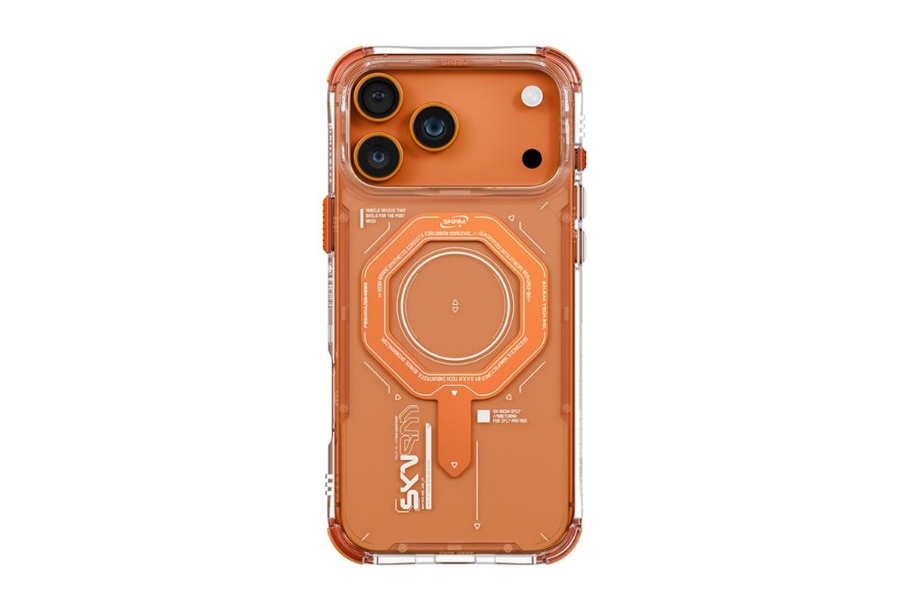 Ốp lưng MagSafe iPhone 17 Pro Max PC TPU SKINARMA MAGMA Màu Cam