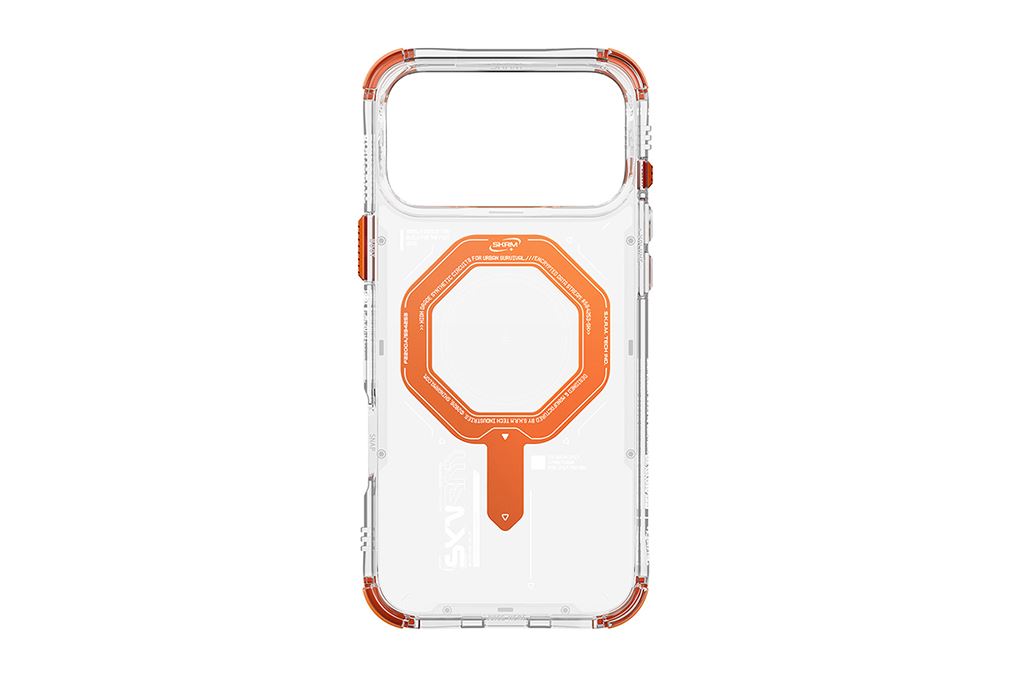 Ốp lưng MagSafe iPhone 17 Pro Max PC TPU SKINARMA MAGMA Màu Cam