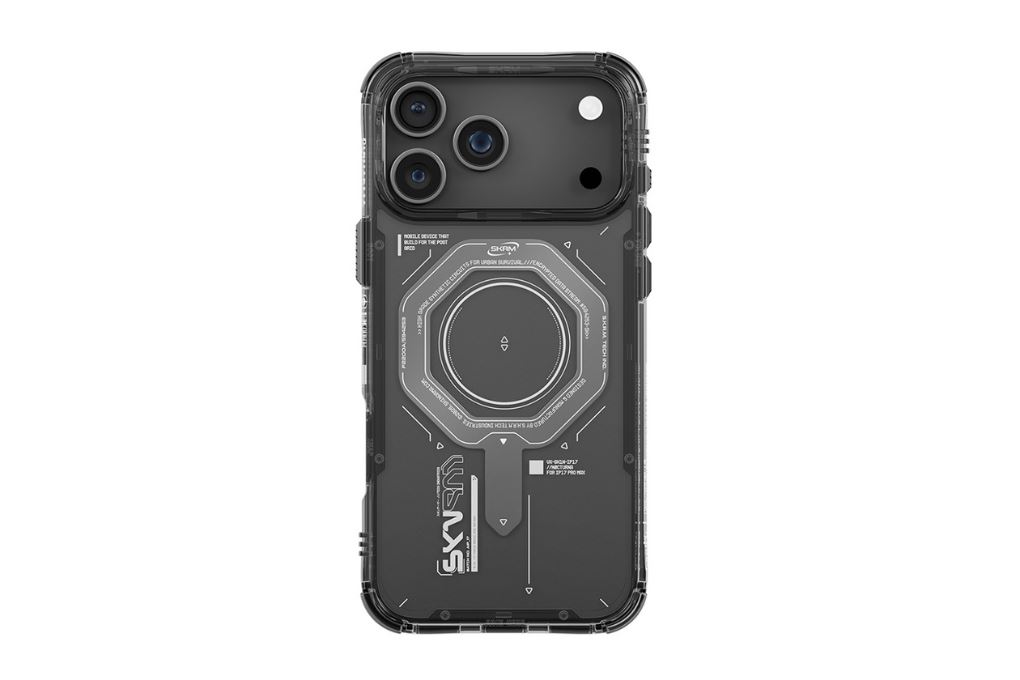 Ốp lưng MagSafe iPhone 17 Pro Max PC TPU SKINARMA MAGMA Màu Xám