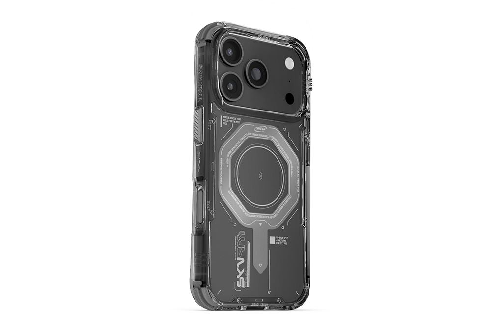 Ốp lưng MagSafe iPhone 17 Pro Max PC TPU SKINARMA MAGMA Màu Xám