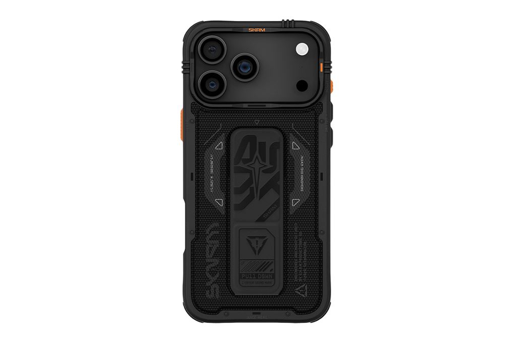 Ốp lưng MagSafe iPhone 17 Pro Max PC TPU SKINARMA Grip Stand PHANTOM Màu Đen