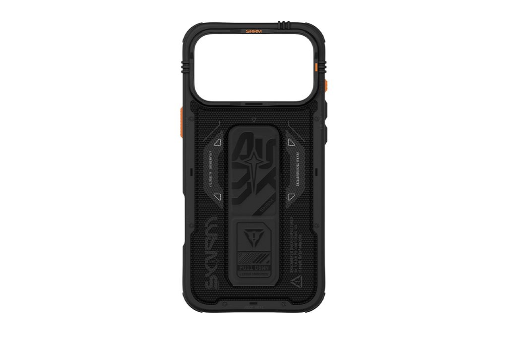 Ốp lưng MagSafe iPhone 17 Pro Max PC TPU SKINARMA Grip Stand PHANTOM Màu Đen