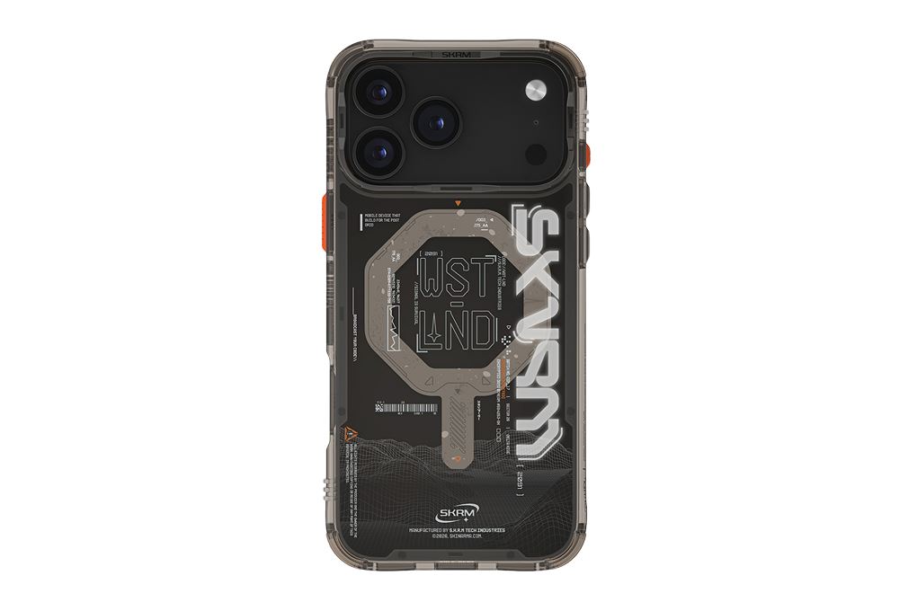 Ốp lưng MagSafe iPhone 17 Pro Max Grip Stand PC TPU SKINARMA SONIX Màu Nâu nhạt
