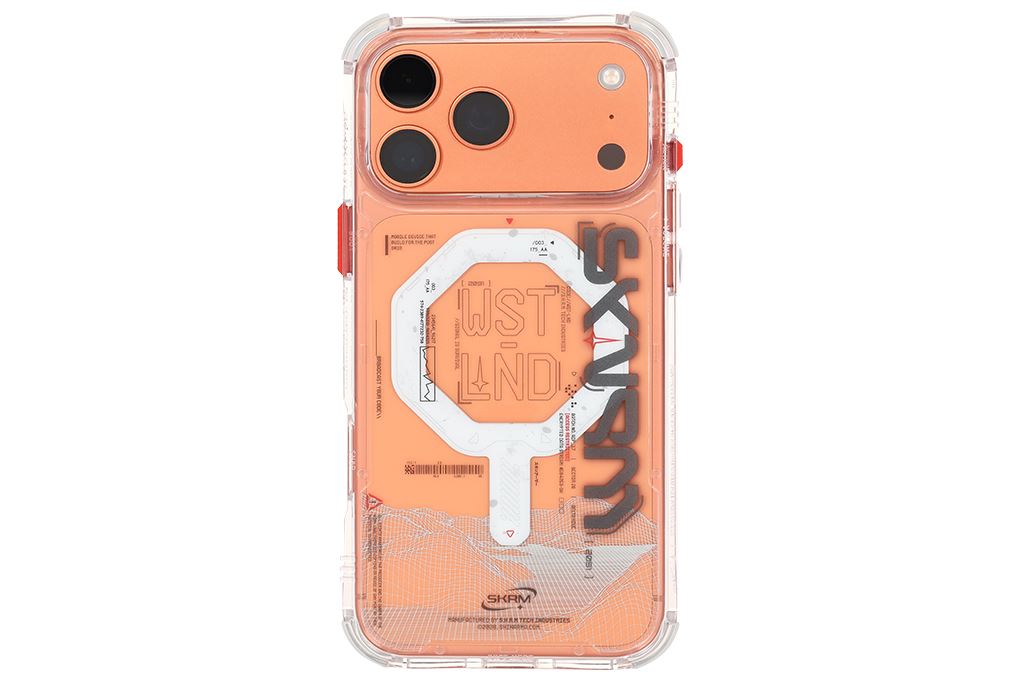 Ốp lưng MagSafe iPhone 17 Pro Max Grip Stand PC TPU SKINARMA SONIX Màu Trắng