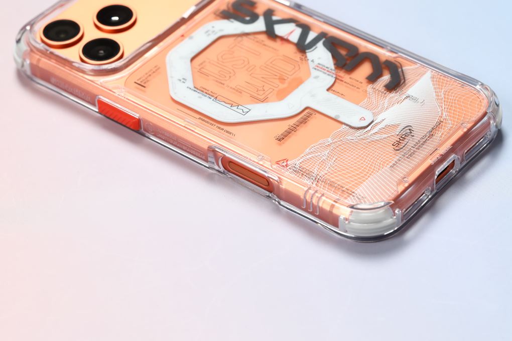 Ốp lưng MagSafe iPhone 17 Pro Max Grip Stand PC TPU SKINARMA SONIX Màu Trắng
