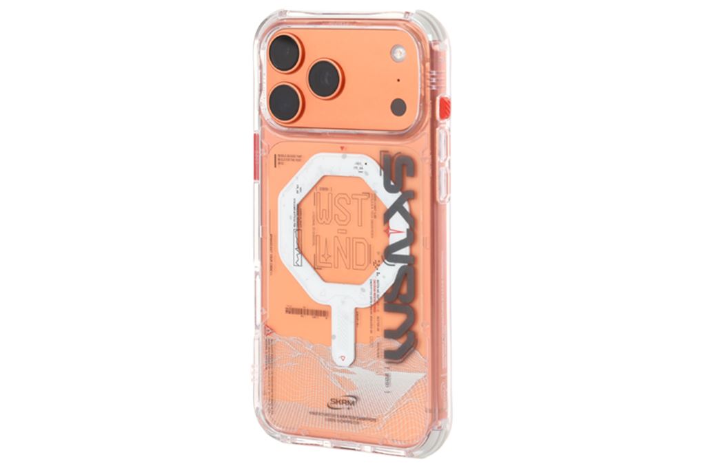Ốp lưng MagSafe iPhone 17 Pro Max Grip Stand PC TPU SKINARMA SONIX Màu Trắng