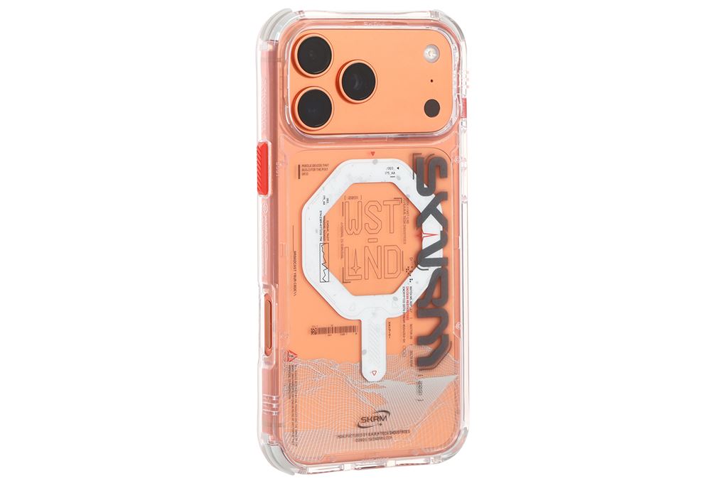 Ốp lưng MagSafe iPhone 17 Pro Max Grip Stand PC TPU SKINARMA SONIX Màu Trắng
