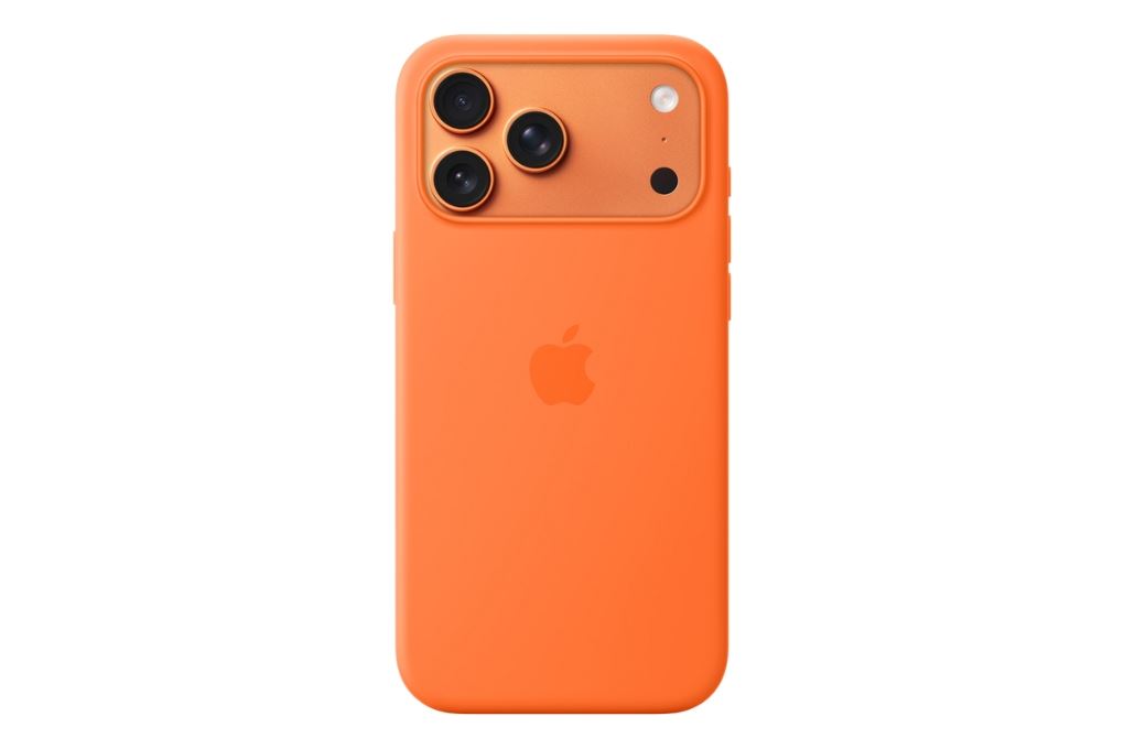 Ốp lưng MagSafe iPhone 17 Pro Max Silicone Apple Màu Cam
