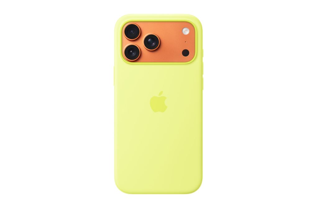 Ốp lưng MagSafe iPhone 17 Pro Max Silicone Apple Màu Vàng nhạt