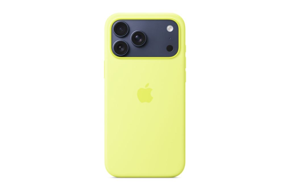 Ốp lưng MagSafe iPhone 17 Pro Max Silicone Apple Màu Vàng nhạt