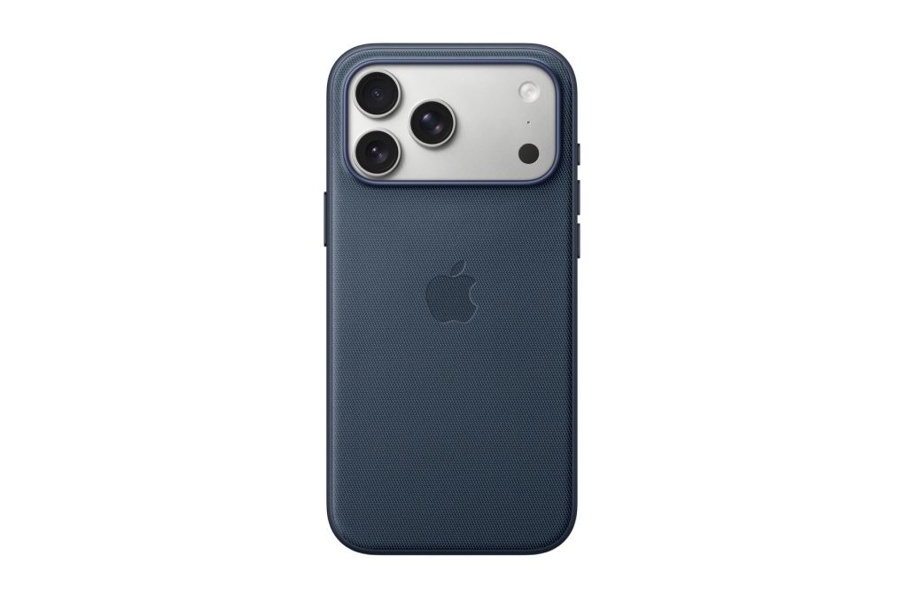 Ốp lưng MagSafe iPhone 17 Pro TechWoven Apple Màu Xanh Dương
