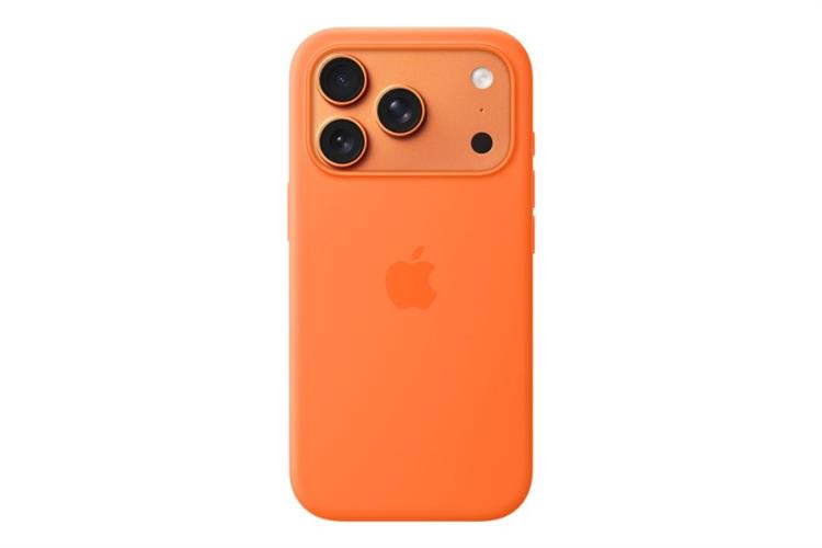 Ốp lưng MagSafe iPhone 17 Pro Silicone Apple Màu Cam