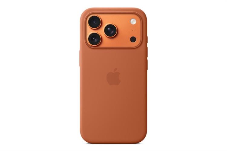Ốp lưng MagSafe iPhone 17 Pro Silicone Apple Màu Nâu