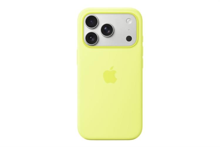 Ốp lưng MagSafe iPhone 17 Pro Silicone Apple Màu Vàng nhạt