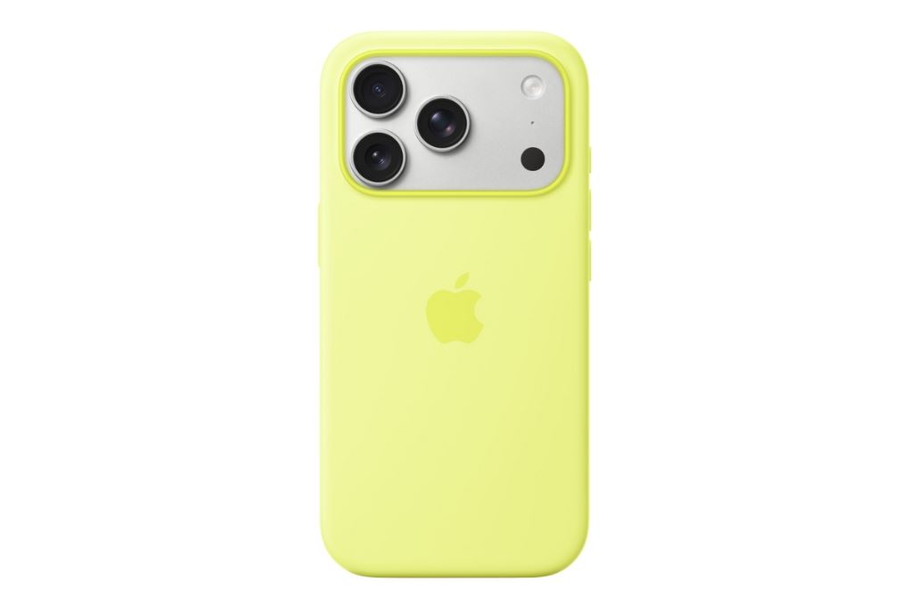 Ốp lưng MagSafe iPhone 17 Pro Silicone Apple Màu Vàng nhạt