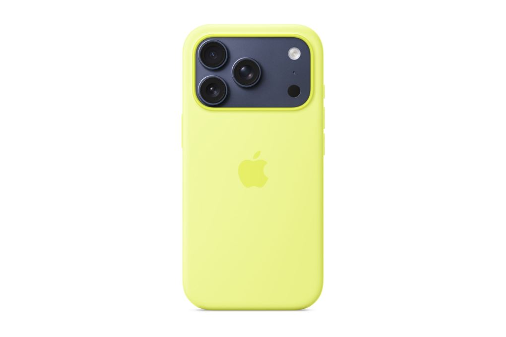 Ốp lưng MagSafe iPhone 17 Pro Silicone Apple Màu Vàng nhạt