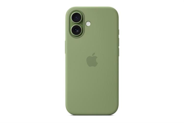 Ốp lưng MagSafe iPhone 17 Silicone Apple Màu Xanh rêu