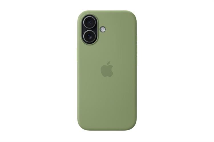 Ốp lưng MagSafe iPhone 17 Silicone Apple Màu Xanh rêu