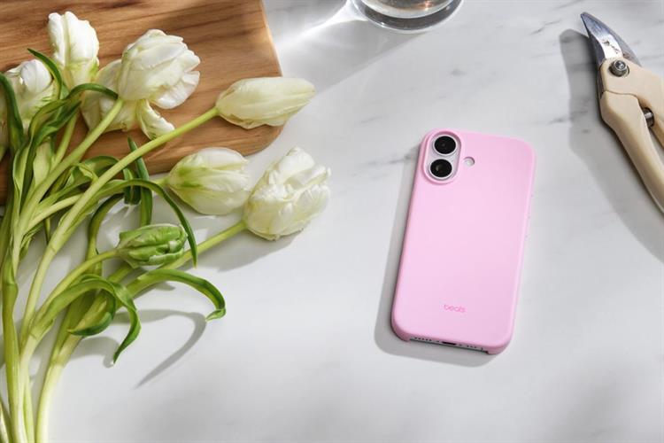 Ốp lưng MagSafe iPhone 17 Nhựa Polycarbonate Beats Màu Hồng phấn