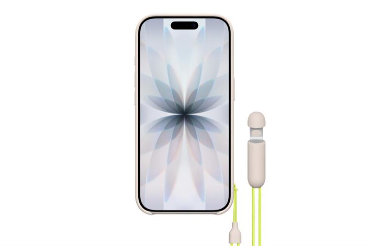 Ốp lưng MagSafe iPhone 17 Nhựa Polycarbonate Kèm Chân Đế Beats Màu Xám nhạt