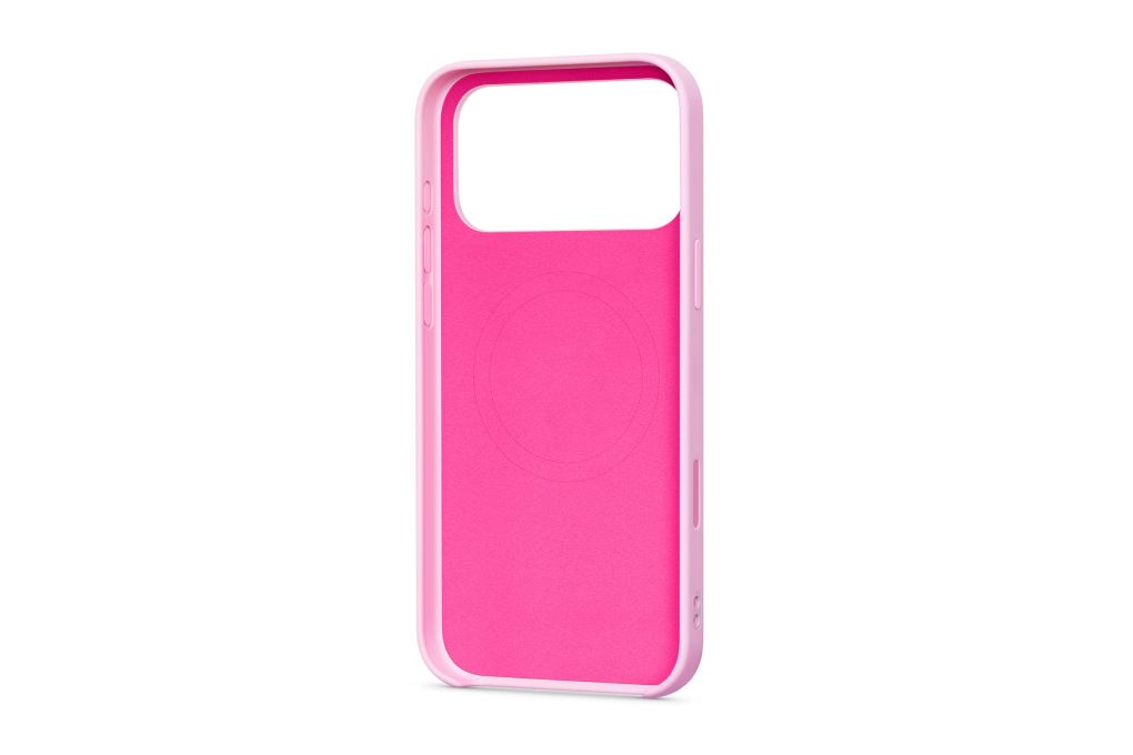 Ốp lưng MagSafe iPhone 17 Pro Nhựa Polycarbonate Kèm Chân Đế Beats Màu Hồng phấn