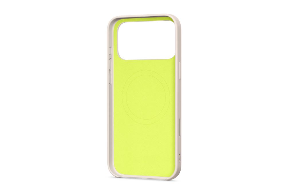 Ốp lưng MagSafe iPhone 17 Pro Nhựa Polycarbonate Kèm Chân Đế Beats Màu Xám nhạt