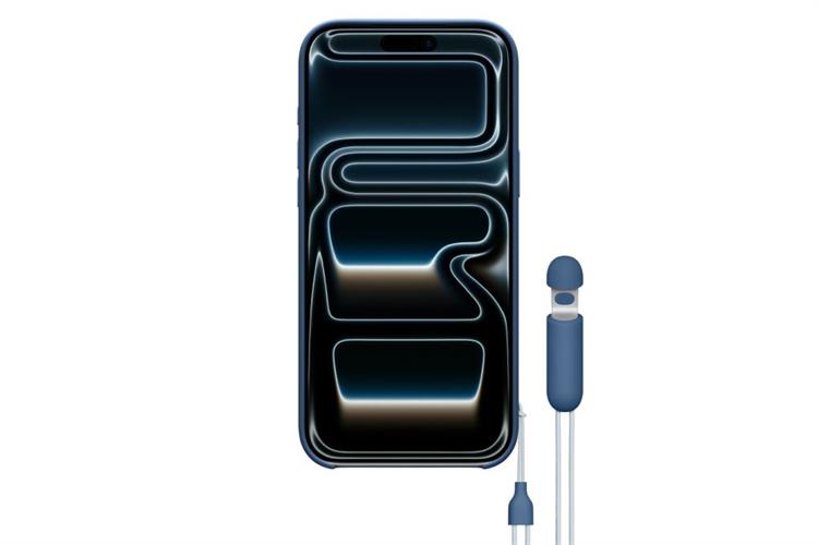 Ốp lưng MagSafe iPhone 17 Pro Max Nhựa Polycarbonate Kèm Chân Đế Beats Màu Xanh mòng két