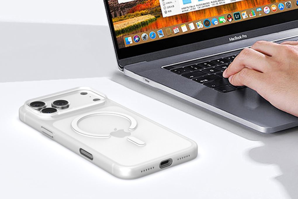 Ốp lưng MagSafe iPhone 17 Pro Max JC Slim PP 0.7mm AVA+ TES7903 Màu Trắng