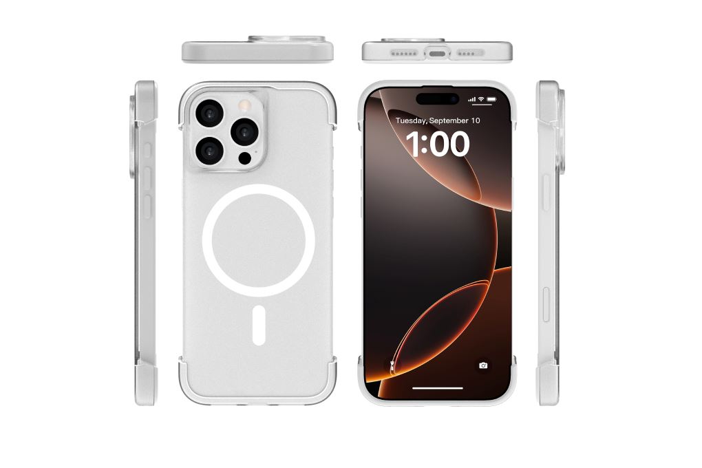 Ốp lưng MagSafe iPhone 16 Pro Max PC AVA+ OC Frame Màu Trắng