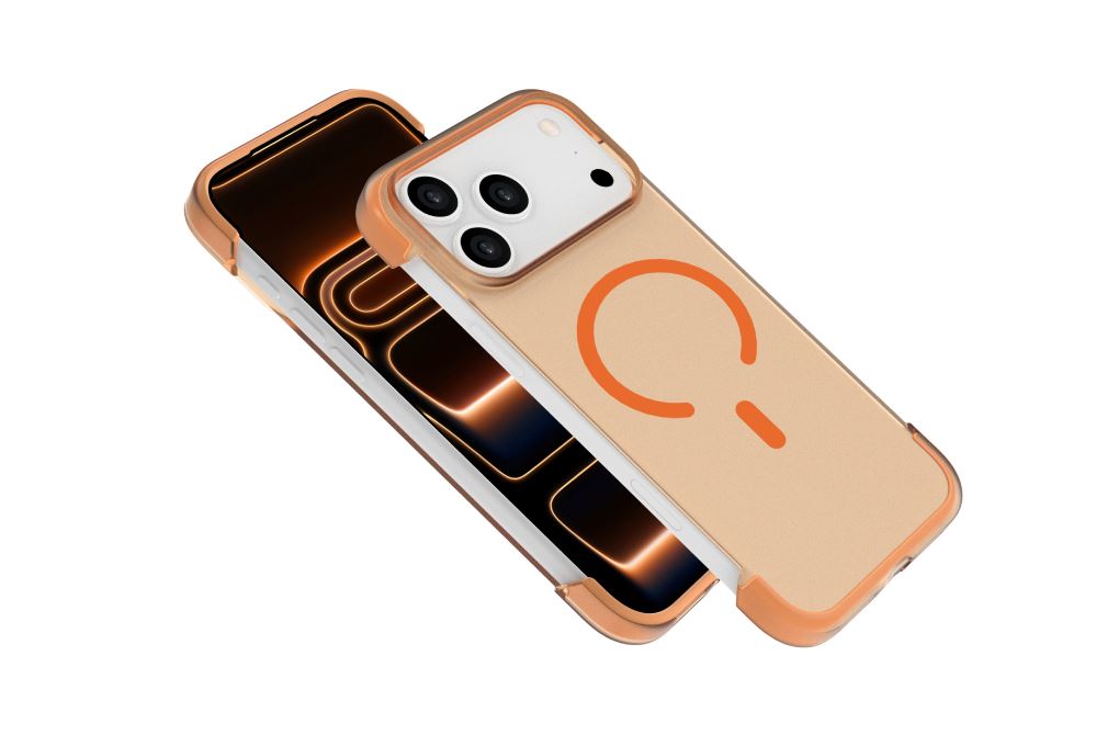 Ốp lưng MagSafe iPhone 17 Pro Max AVA+ OC Frame Màu Cam