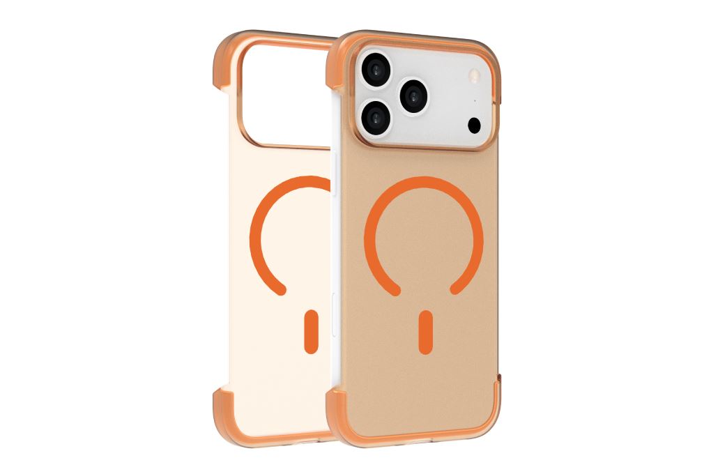 Ốp lưng MagSafe iPhone 17 Pro Max AVA+ OC Frame Màu Cam