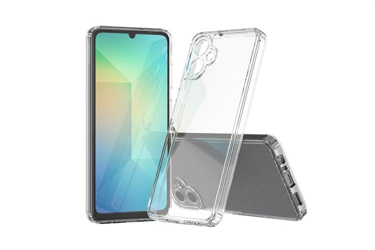 Ốp lưng Galaxy A06 5G PC TPU Jincase JCS1601 Màu Trắng