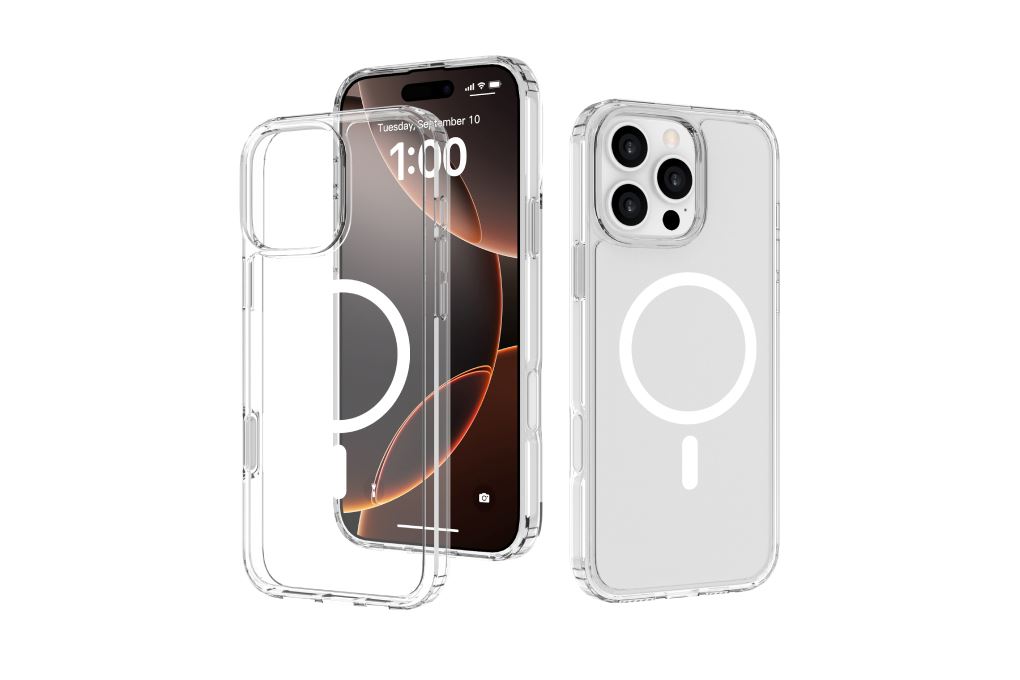 Ốp lưng MagSafe iPhone 16 Pro Max PC TPU AVA+ OC Crystal Hook Màu Trắng