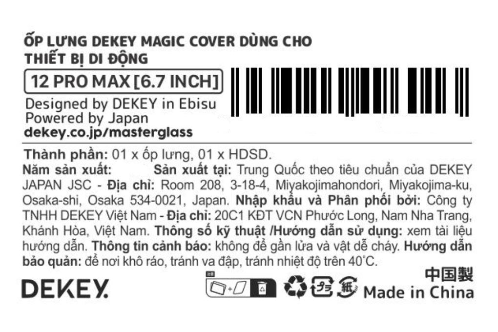 Ốp lưng iPhone 12 Pro Max PC TPU DEKEY Crystal case - 9