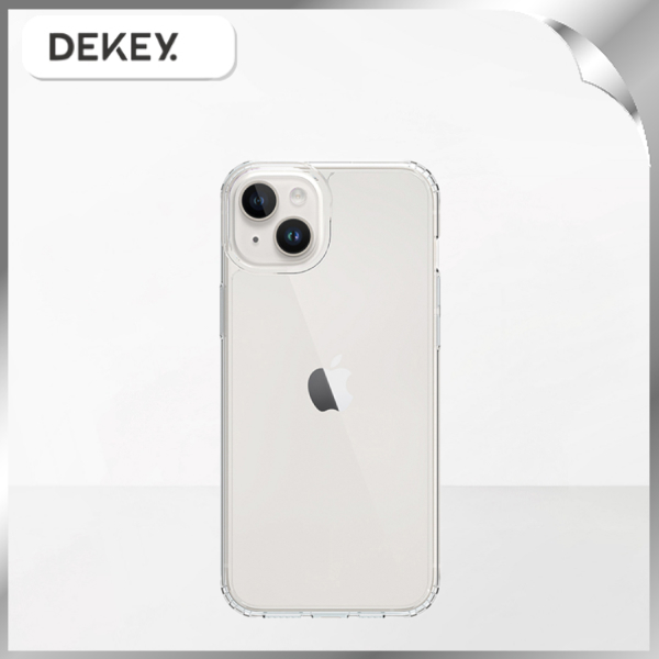 Ốp lưng iPhone 15 PC TPU DEKEY Crystal case