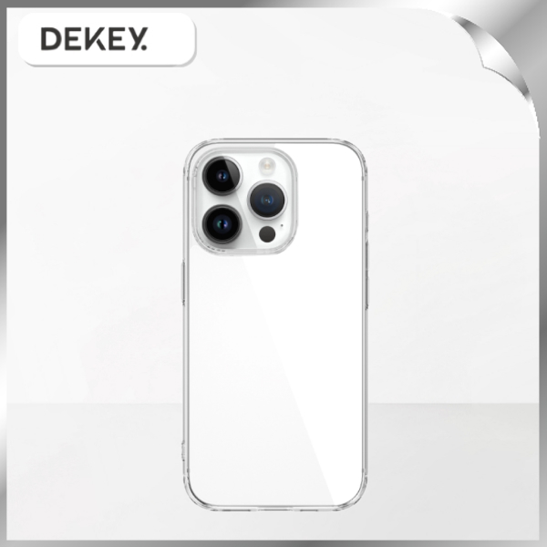 Ốp lưng iPhone 15 Pro TPU DEKEY Crystal case