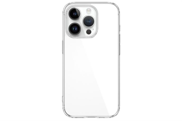 Ốp lưng iPhone 15 Pro Max PC TPU DEKEY Crystal case Màu Trắng