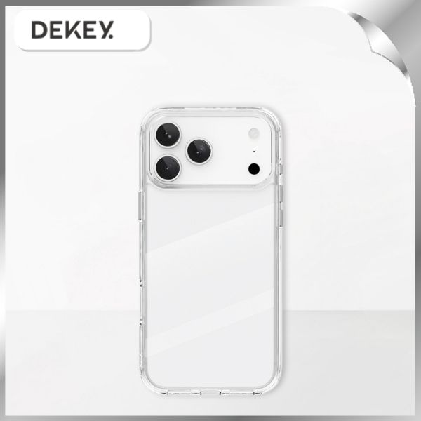 Ốp lưng iPhone 17 Pro Max PC TPU DEKEY Crystal case