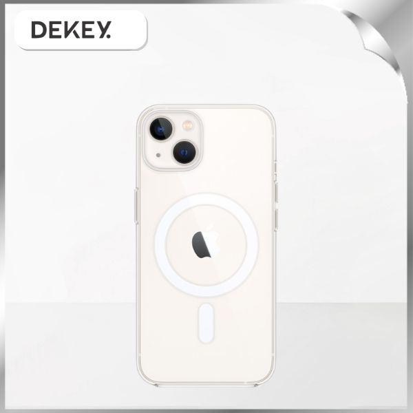 Ốp lưng MagSafe iPhone 13 PC TPU DEKEY Crystal case