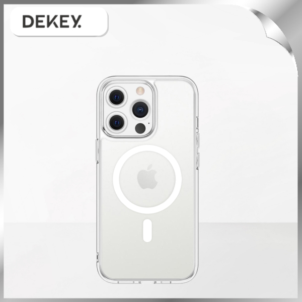 Ốp lưng MagSafe iPhone 13 Pro PC TPU DEKEY Crystal case