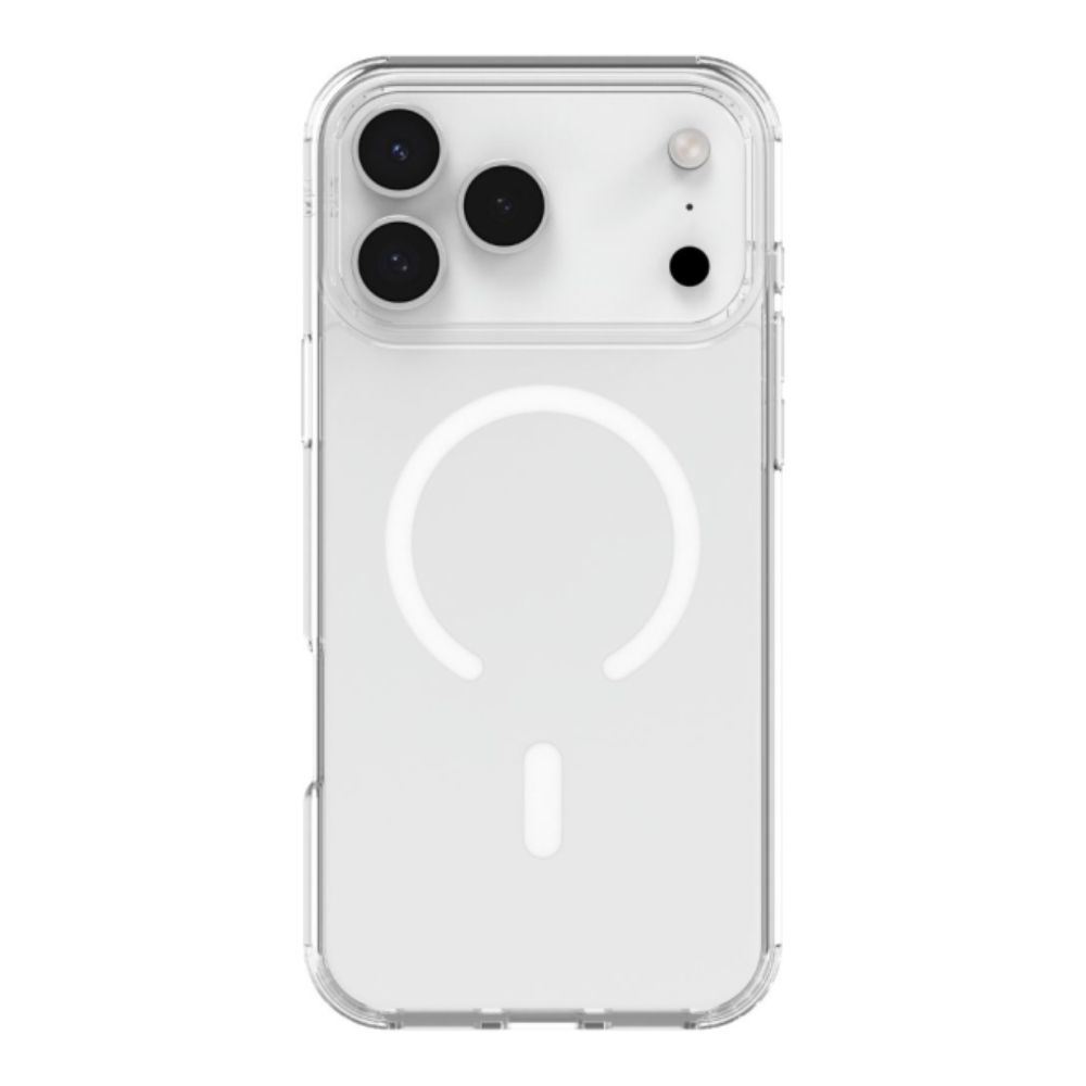 Ốp lưng MagSafe iPhone 17 Pro PC TPU DEKEY Crystal case Màu Trắng