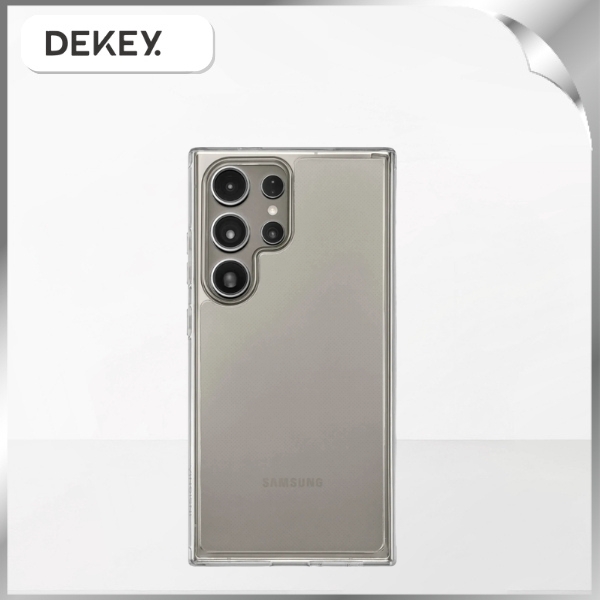 Ốp lưng Samsung Galaxy S24 Ultra PC TPU DEKEY Crystal case