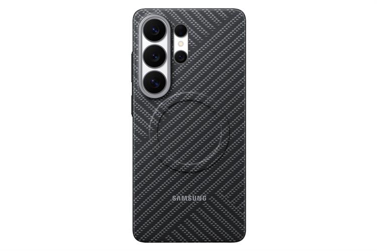 Ốp lưng Magnet Galaxy S26 Ultra PC Carbon Aramid Samsung Chính hãng Màu Xám