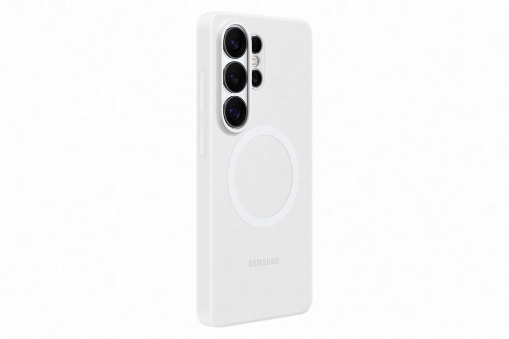 Ốp lưng Magnet Galaxy S26 Ultra Silicone PC Samsung Chính hãng Màu Trắng