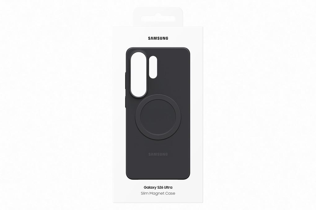 Ốp lưng Magnet Galaxy S26 Ultra PC Nhôm Samsung Slim Chính hãng Màu Đen