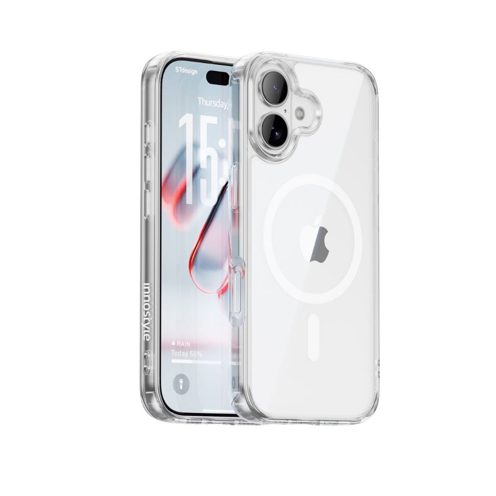 Ốp lưng Magsafe iPhone 17 PC TPU Innostyle CG10TRN-17 Màu Trắng
