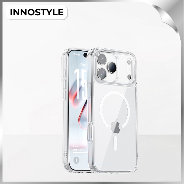 Ốp lưng Magsafe iPhone 17 Pro Max PC TPU Innostyle CG10TRN-17PM